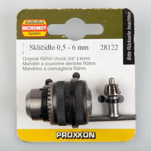 Proxxon - sklíčidlo s kličkou 0,5 - 6,0 mm,  upínací závit 3/8´´